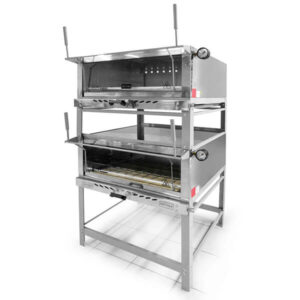 FORNO LASTRO GUILHOTINA GAS DUPLO 900