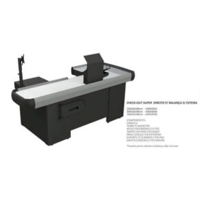 CHECK-OUT SUPER DIREITO P/ BALANÇA S/ ESTEIRA