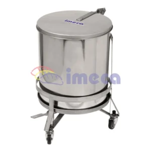 LIXEIRA INOX RODIZIO L1552