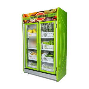 EXPOSITOR VERTICAL HORTIFRUTI 2 PORTAS